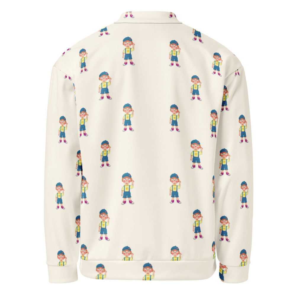 Giray Character All-Over Print Unisex Bomber Jacket, Roots & Talks - product photo
