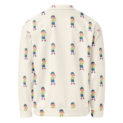 Giray Character All-Over Print Unisex Bomber Jacket, Roots & Talks - product photo