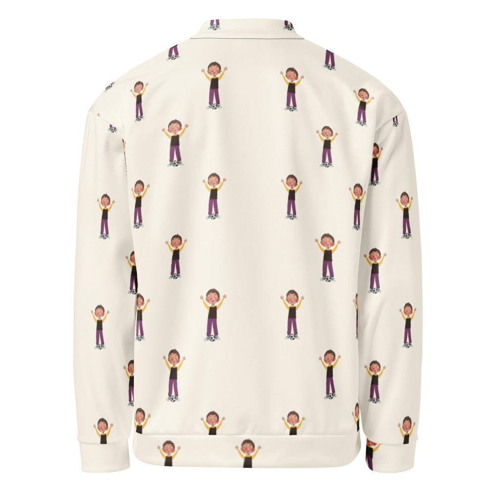 Gazi Character All-Over Print Unisex Bomber Jacket, Roots & Talks - product photo