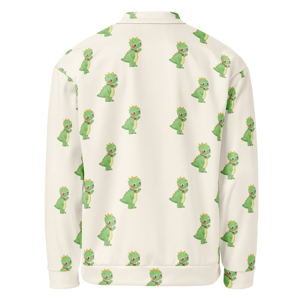Dino Dinosaur All-Over Print Unisex Bomber Jacket, Roots & Talks - product photo