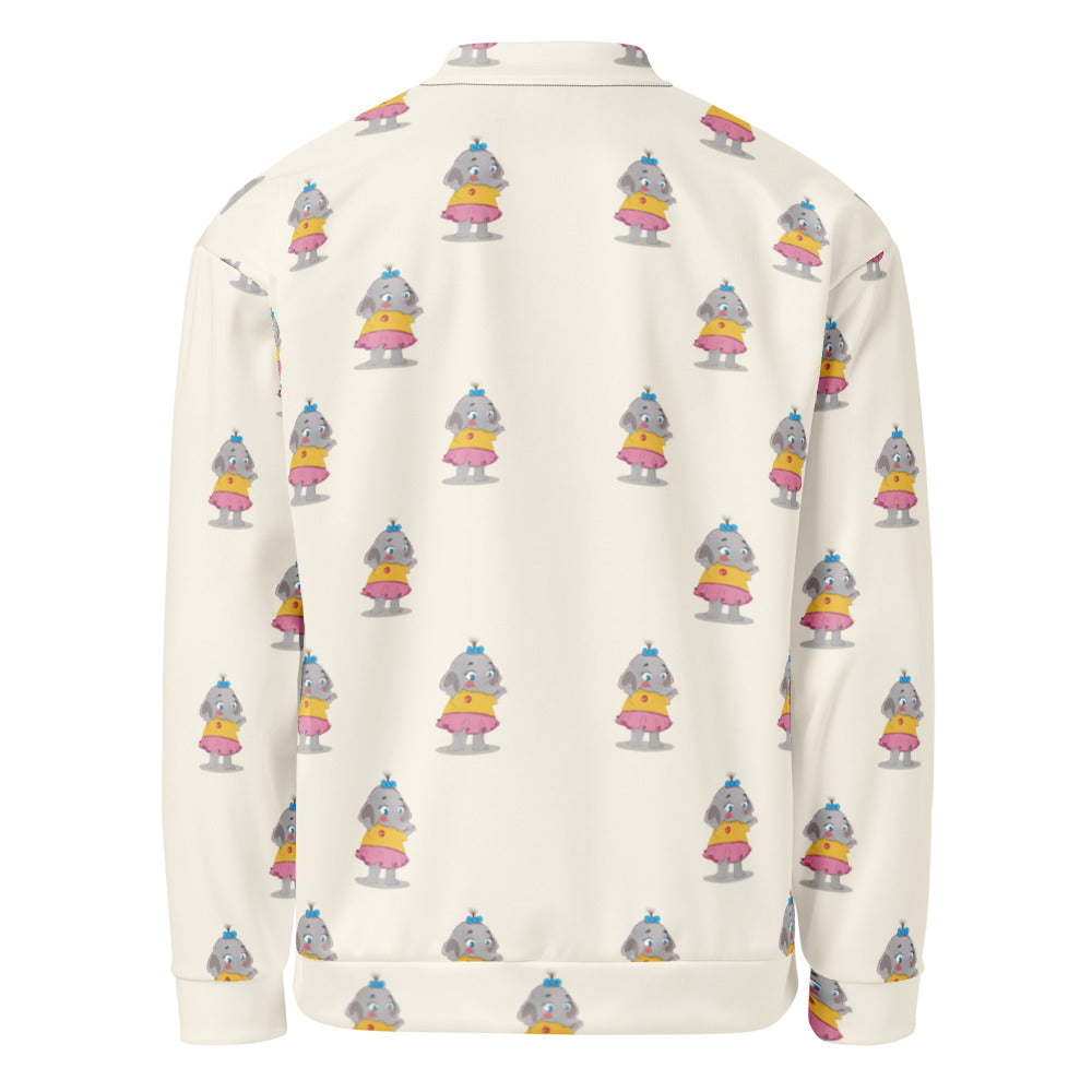 Filiz Elephant All-Over Print Unisex Bomber Jacket, Roots & Talks - product photo