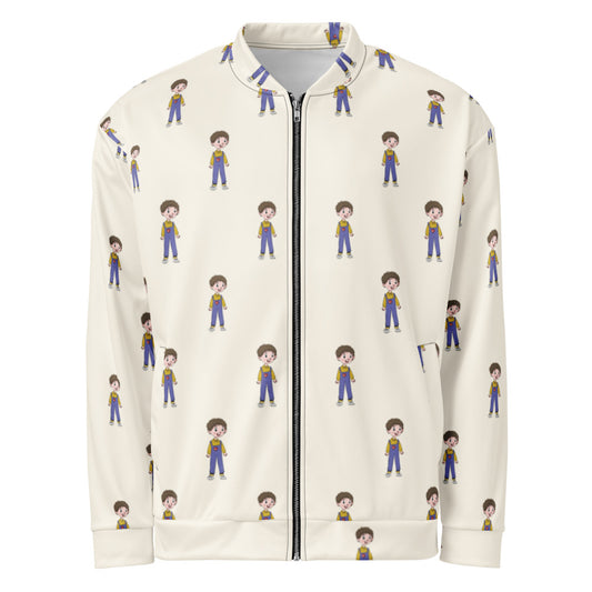 Ahmet Character All-Over Print Unisex Bomber Jacket, Roots & Talks - product photo
