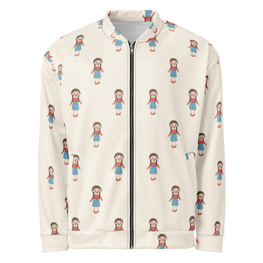 Eylül Character All-Over Print Unisex Bomber Jacket, Roots & Talks - product photo