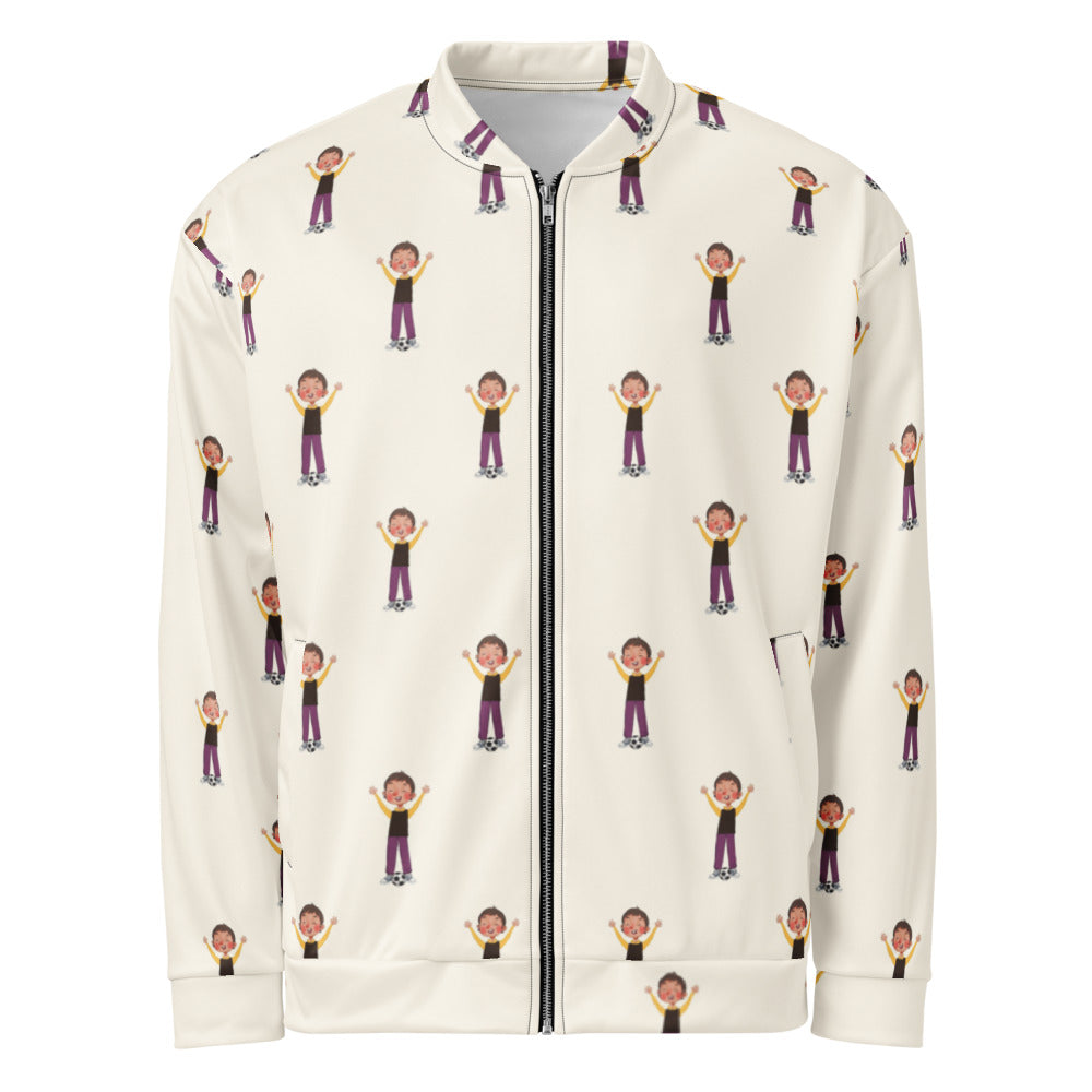 Gazi Character All-Over Print Unisex Bomber Jacket, Roots & Talks - product photo