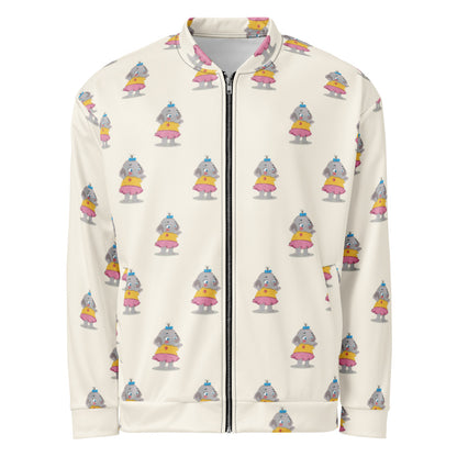 Filiz Elephant All-Over Print Unisex Bomber Jacket, Roots & Talks - product photo