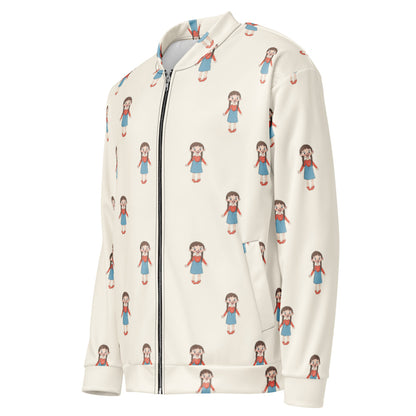 Eylül Character All-Over Print Unisex Bomber Jacket, Roots & Talks - product photo