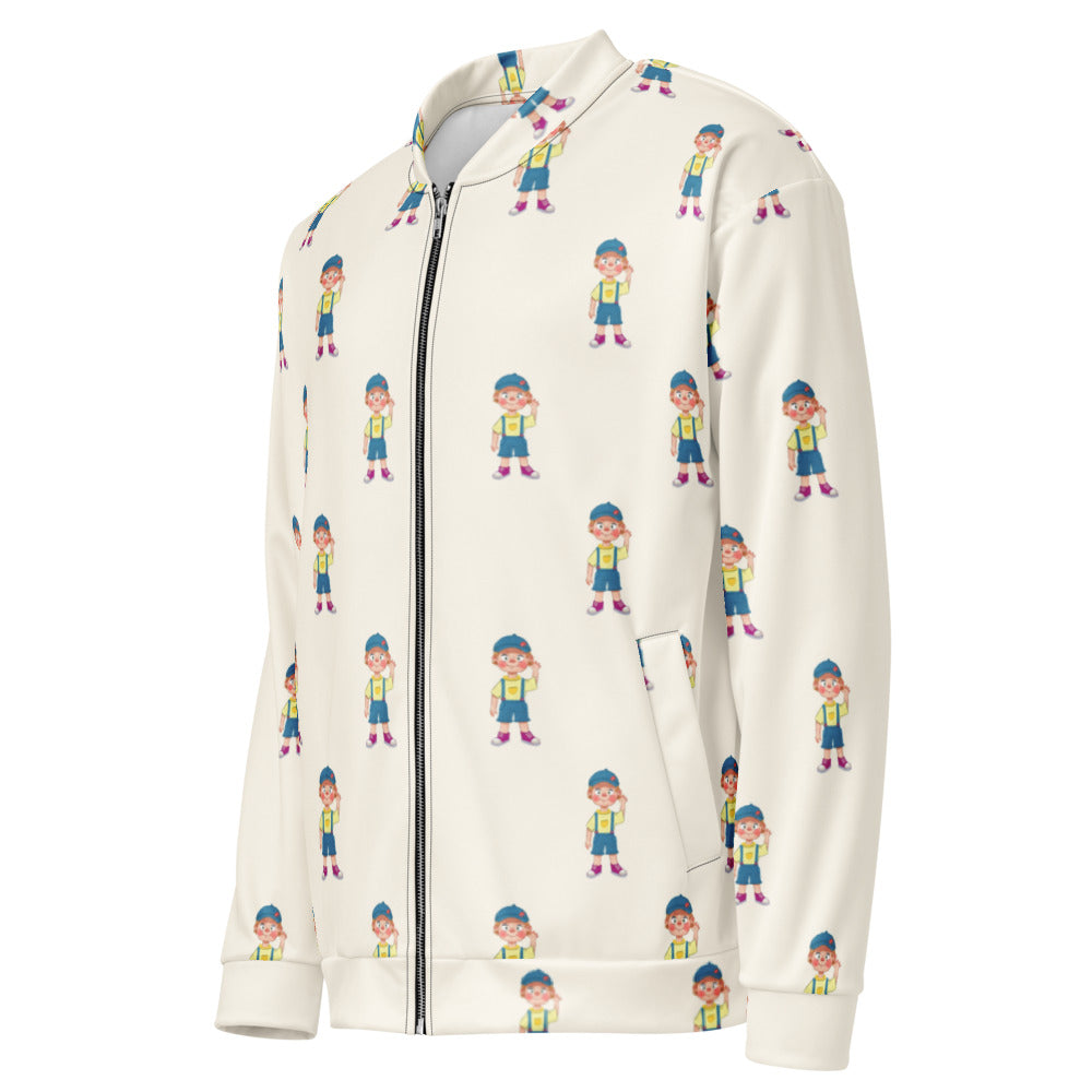 Giray Character All-Over Print Unisex Bomber Jacket, Roots & Talks - product photo