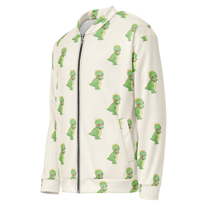 Dino Dinosaur All-Over Print Unisex Bomber Jacket, Roots & Talks - product photo