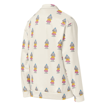 Filiz Elephant All-Over Print Unisex Bomber Jacket, Roots & Talks - Right Back