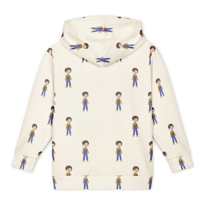 Ahmet Character All-Over Print Youth Hoodie (Youth Sizes 14–20), Roots & Talks - Back