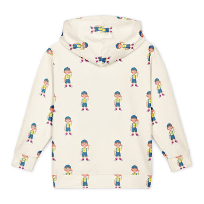 Giray Character All-Over Print Youth Hoodie (Youth Sizes 14–20), Roots & Talks - Back