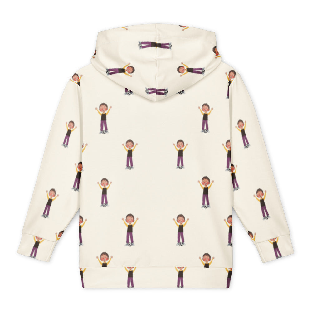 Gazi Character All-Over Print Youth Hoodie (Youth Sizes 14–20), Roots & Talks - Back