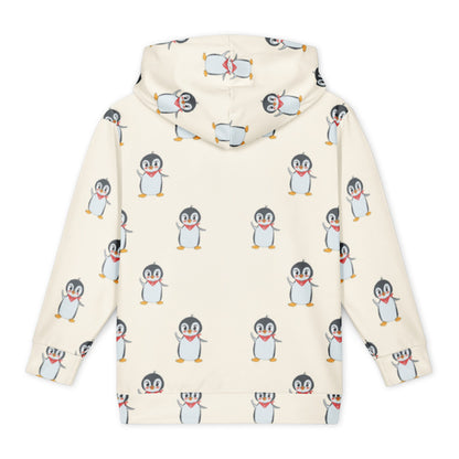 Pingucan Penguin All-Over Print Youth Hoodie (Youth Sizes 14–20), Roots & Talks - Back