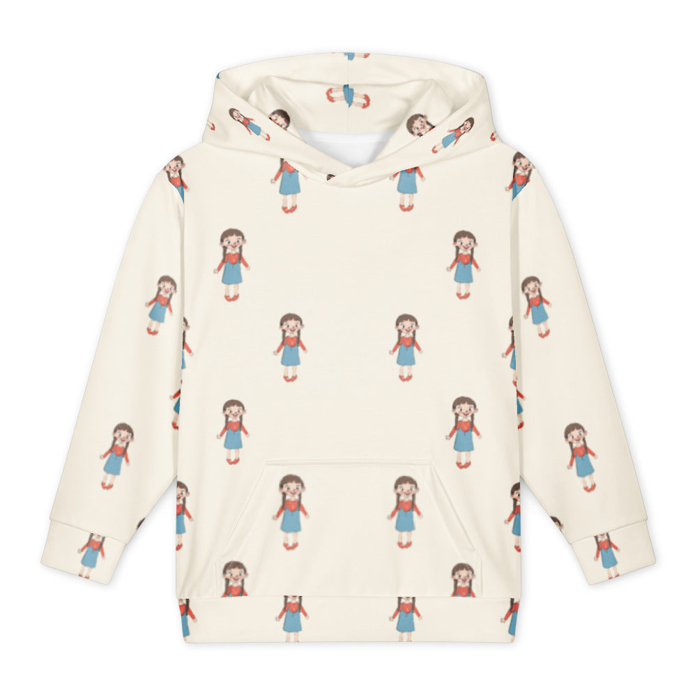 Eylül Character All-Over Print Youth Hoodie (Youth Sizes 14–20), Roots & Talks - product photo