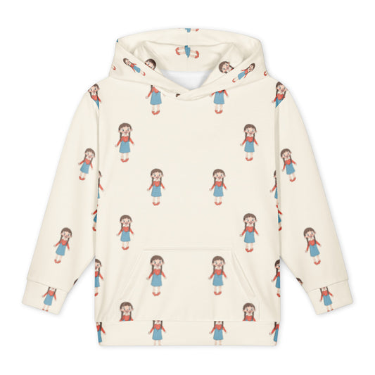 Eylül Character All-Over Print Youth Hoodie (Youth Sizes 14–20), Roots & Talks - product photo