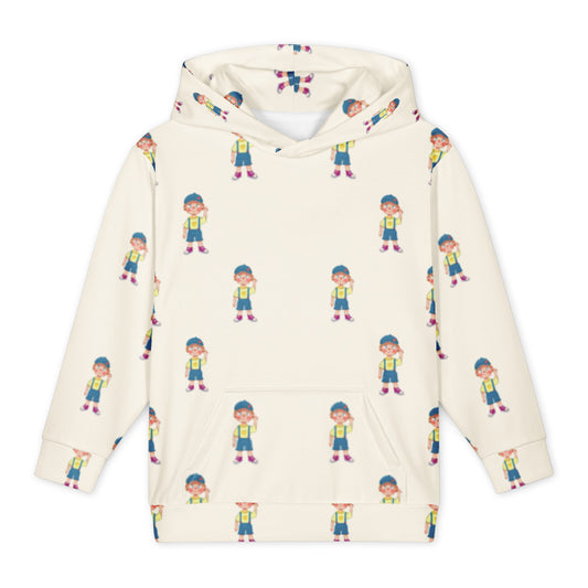Giray Character All-Over Print Youth Hoodie (Youth Sizes 14–20), Roots & Talks - product photo