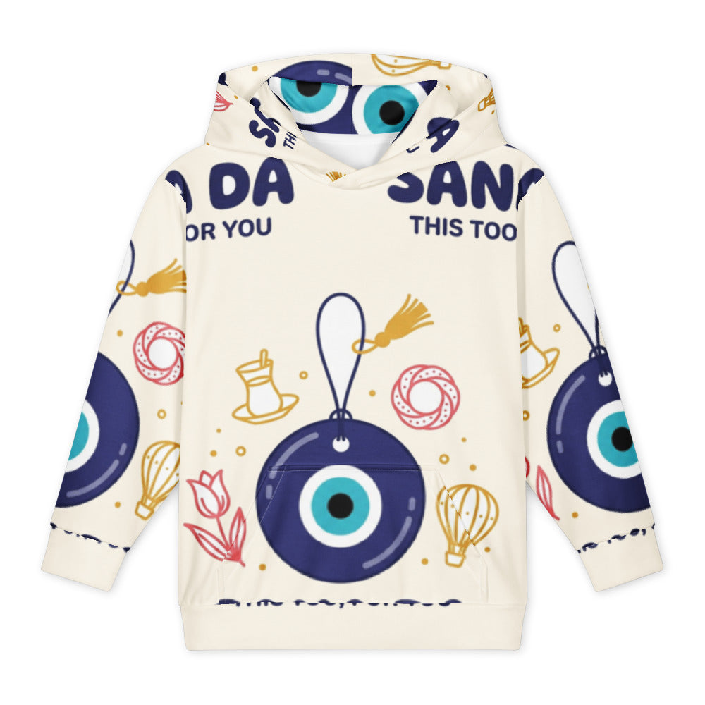 Sana Da All-Over Print Youth Hoodie (Youth Sizes 14–20), Roots & Talks - product photo