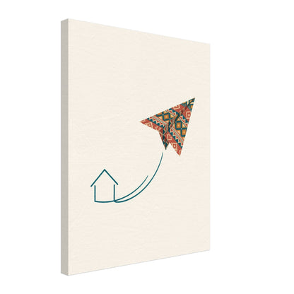 Kilim Flight Canvas Print, Roots & Talks - canvas photo 4
