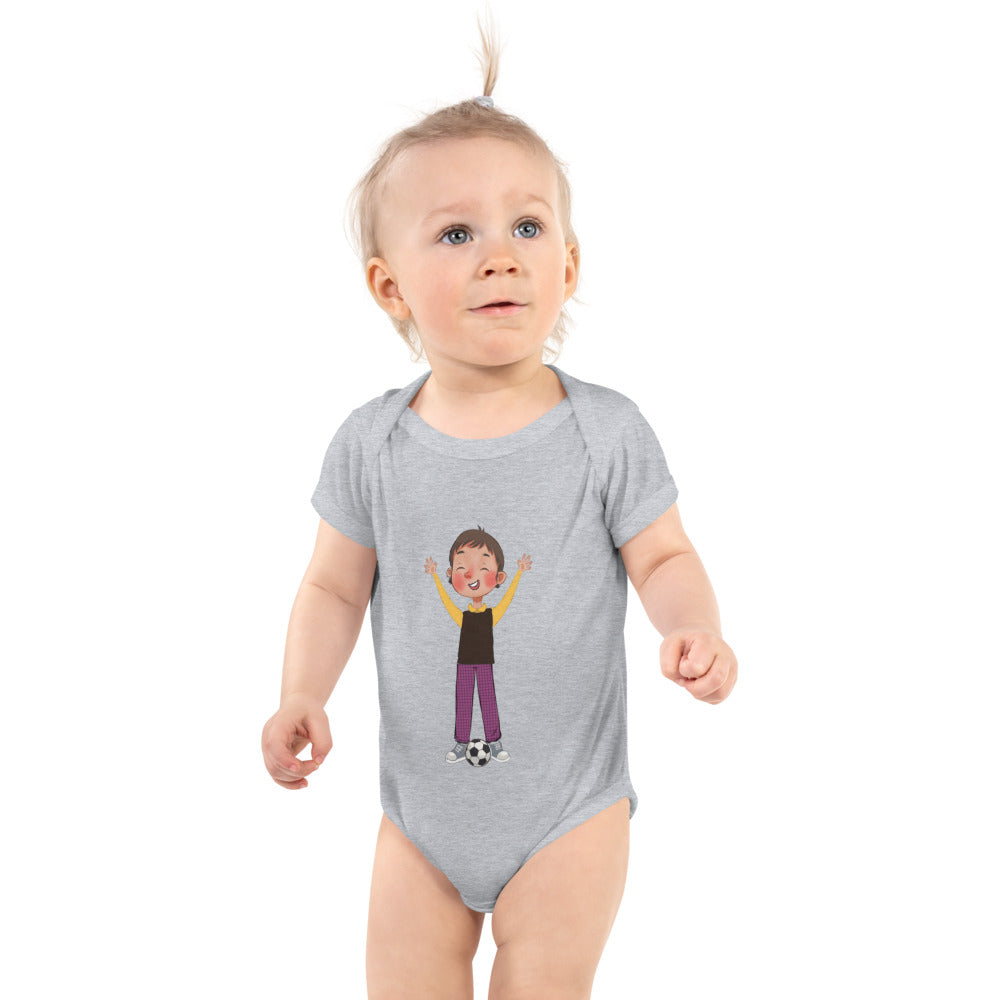 Gazi Character Baby Bodysuit, Roots & Talks - Heather