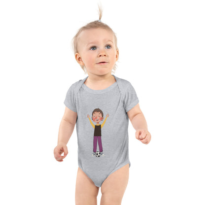 Gazi Character Baby Bodysuit, Roots & Talks - Heather