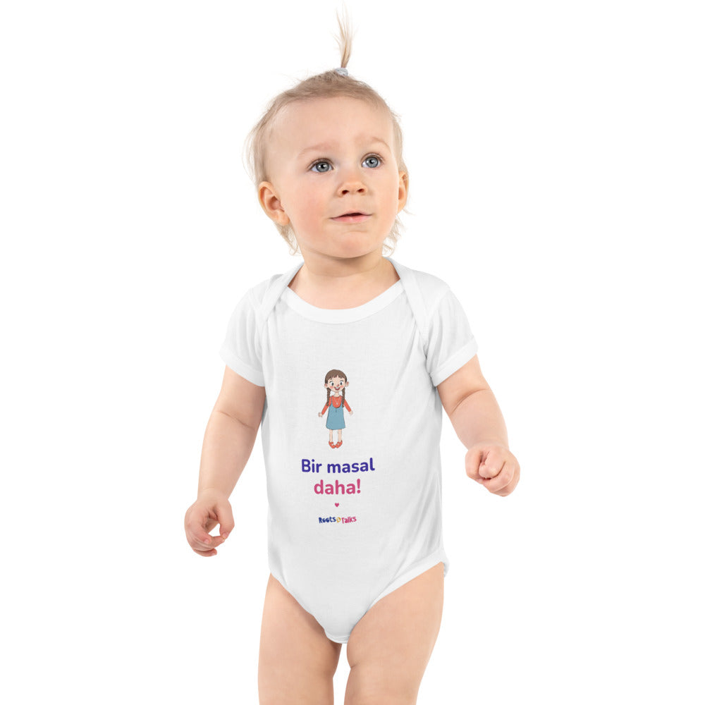 Bir Masal Daha Baby Bodysuit, Roots & Talks - White