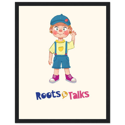 Giray Character Framed Portrait Poster, Roots & Talks - framed poster photo 3