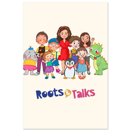 All the Characters Together Portrait Poster, Roots & Talks - poster photo 1