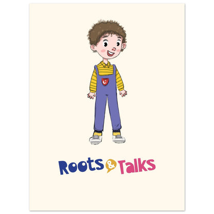 Ahmet Character Portrait Poster, Roots & Talks - poster photo 4