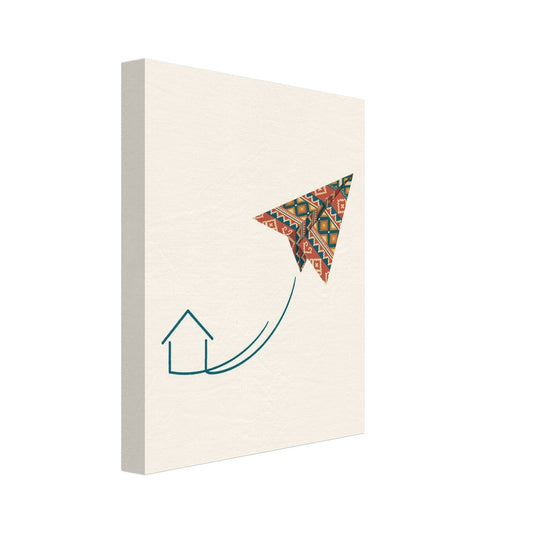 Kilim Flight Canvas Print, Roots & Talks - canvas photo 1