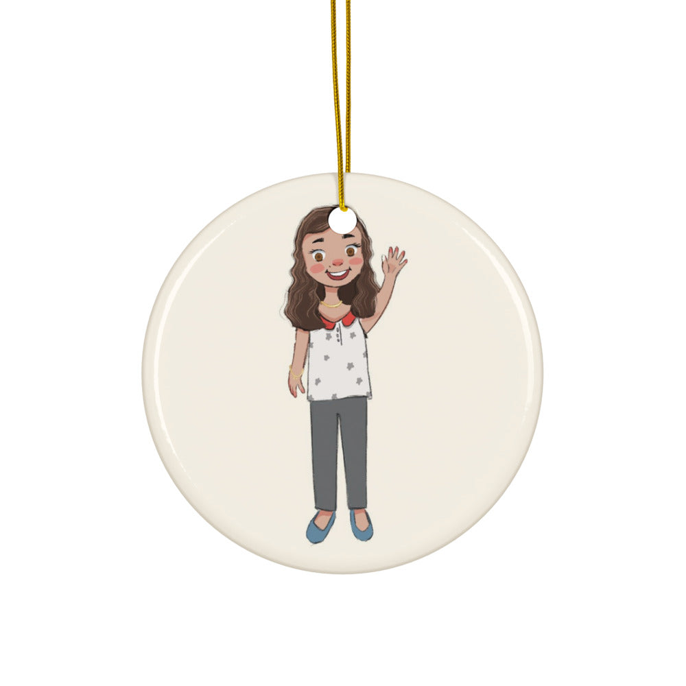 Defne Character Ceramic Ornament, Roots & Talks - product photo