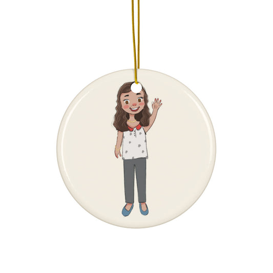 Defne Character Ceramic Ornament, Roots & Talks - product photo