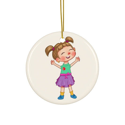 Ela Character Ceramic Ornament, Roots & Talks - product photo