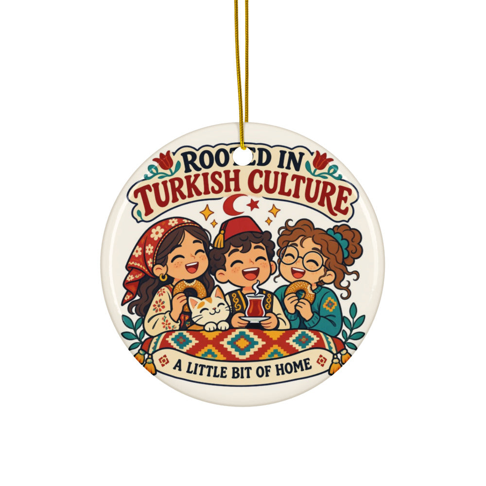 Rooted in Turkish Culture Ceramic Ornament, Roots & Talks - product photo
