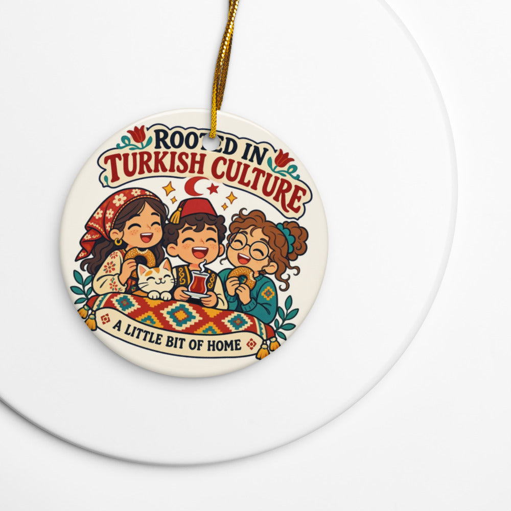 Rooted in Turkish Culture Ceramic Ornament, Roots & Talks - lifestyle photo 1