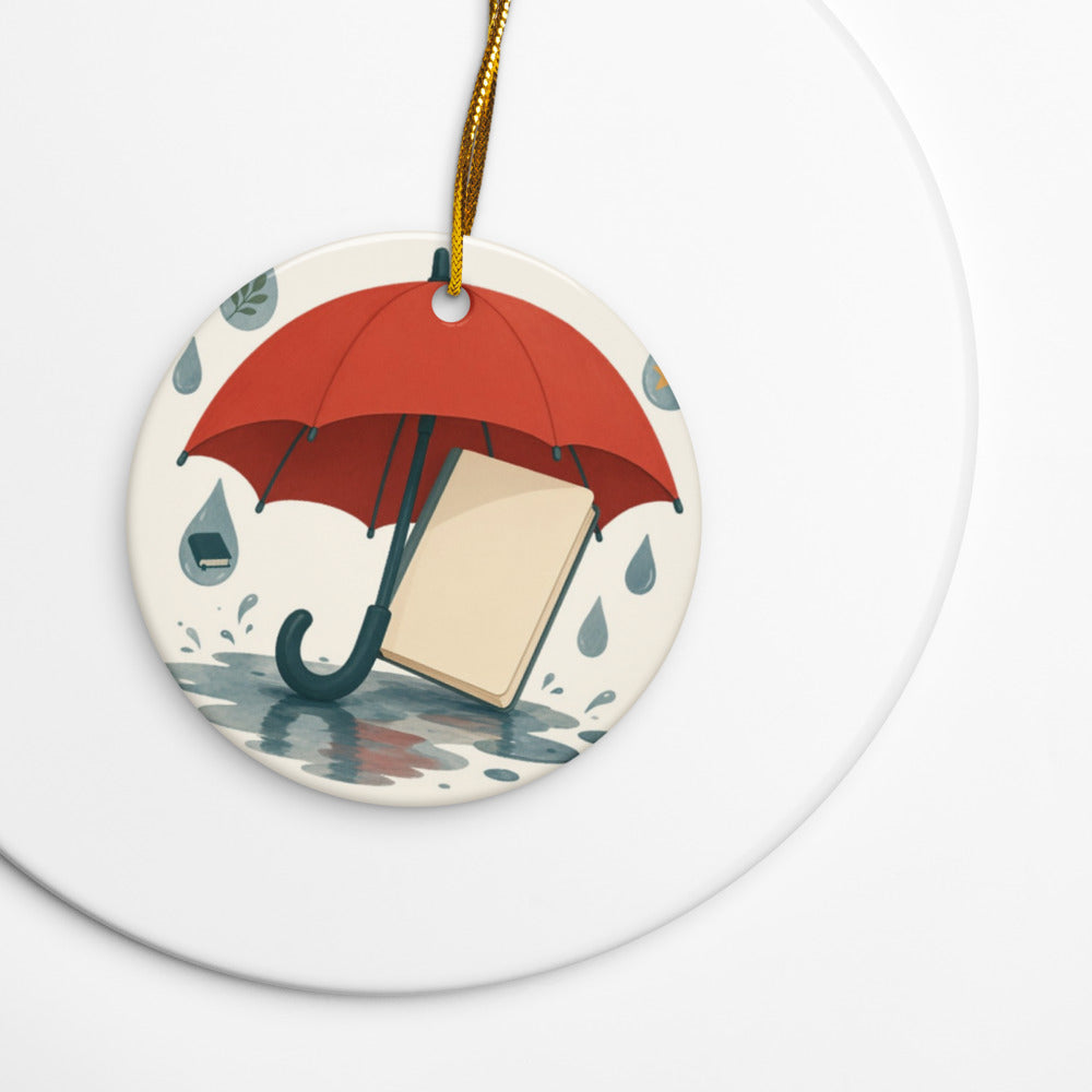 Word Umbrella Ceramic Ornament, Roots & Talks - lifestyle photo 1