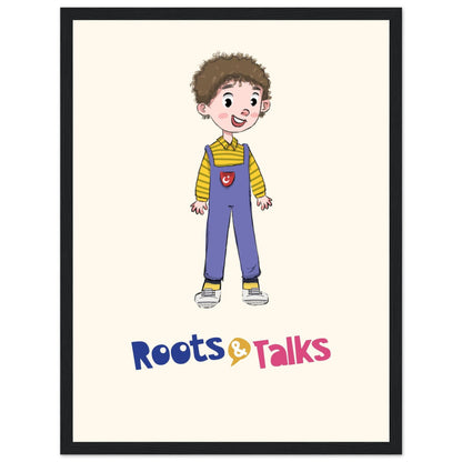 Ahmet Character Framed Portrait Poster, Roots & Talks - framed poster photo 2