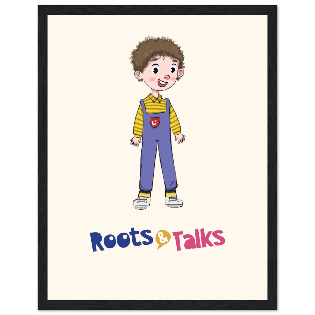 Ahmet Character Framed Portrait Poster, Roots & Talks - framed poster photo 3