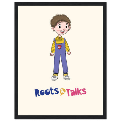 Ahmet Character Framed Portrait Poster, Roots & Talks - framed poster photo 3