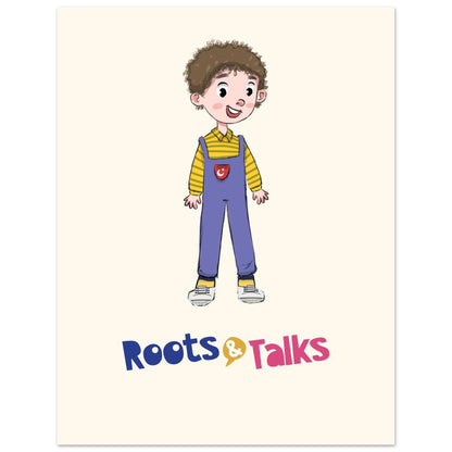 Ahmet Character Portrait Poster, Roots & Talks - poster photo 5
