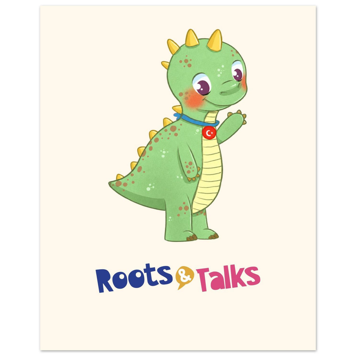 Dino Dinosaur Portrait Poster, Roots & Talks - poster photo 6