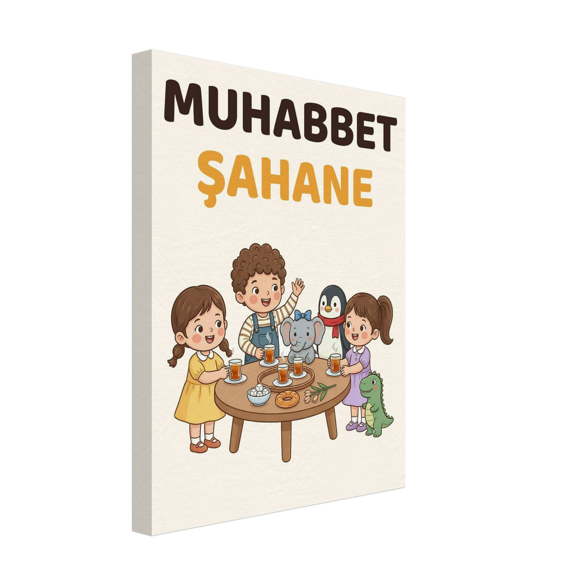 Çay Bahane, Muhabbet Şahane Canvas Print, Roots & Talks - canvas photo 5