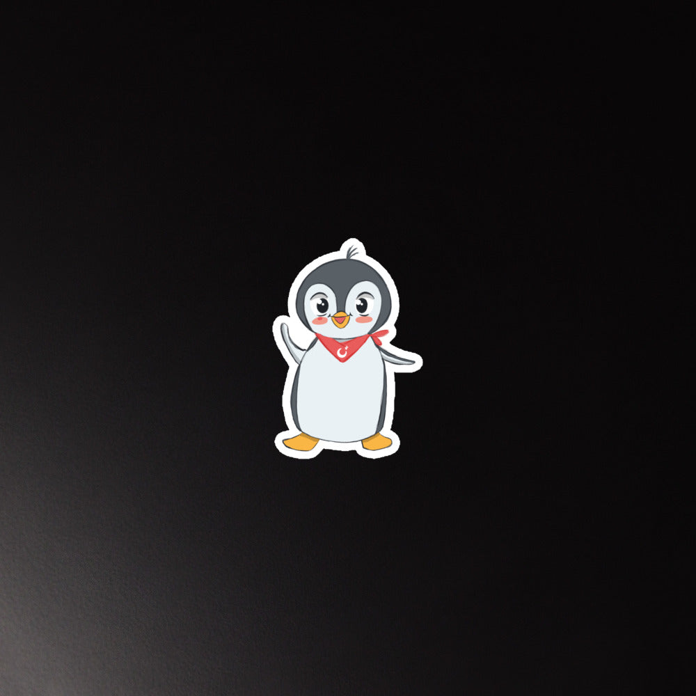 Pingucan Penguin Die-Cut Magnet, Roots & Talks - lifestyle photo 1
