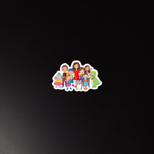 All the Characters Together Die-Cut Magnet, Roots & Talks - lifestyle photo 1