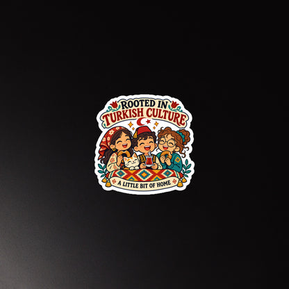 Rooted in Turkish Culture Die-Cut Magnet, Roots & Talks - lifestyle photo 1