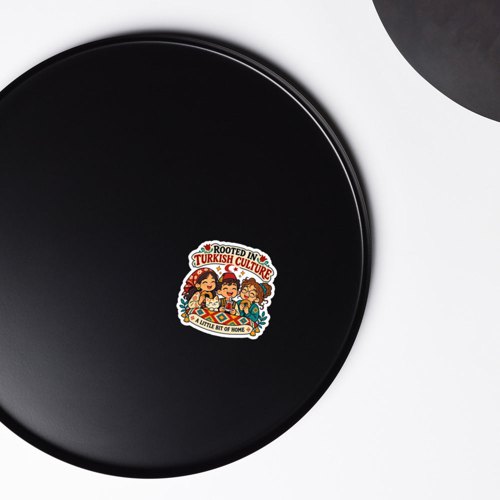 Rooted in Turkish Culture Die-Cut Magnet, Roots & Talks - lifestyle photo 2