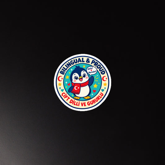 Bilingual & Proud Die-Cut Magnet, Roots & Talks - lifestyle photo 1