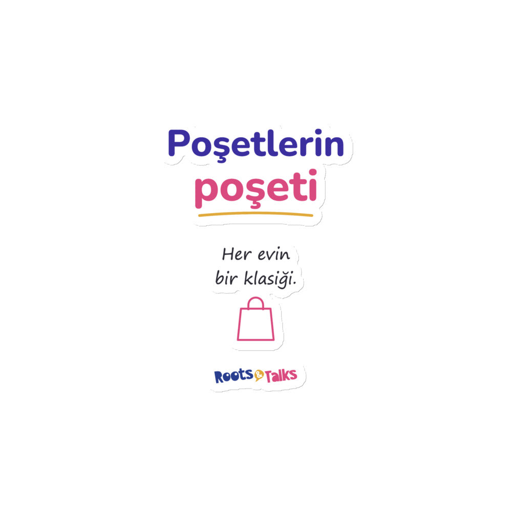 Poşetlerin Poşeti Die-Cut Magnet, Roots & Talks - product photo