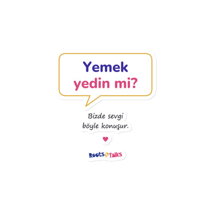 Yemek Yedin Mi? Die-Cut Magnet, Roots & Talks - product photo