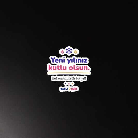 Yeni Yılınız Kutlu Olsun Die-Cut Magnet, Roots & Talks - lifestyle photo 1