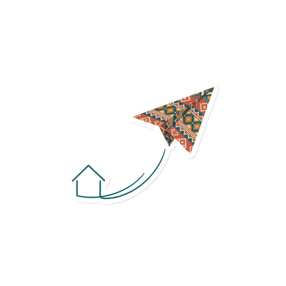 Kilim Flight Die-Cut Magnet, Roots & Talks - product photo